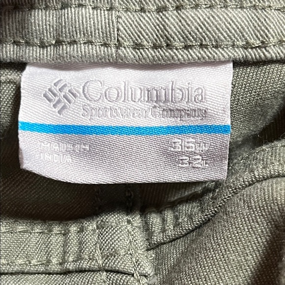 Columbia Men’s Olive Green Chinos Size 36 - Picture 5 of 7